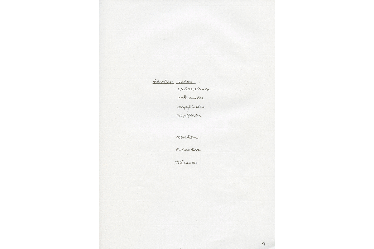 Friedrich Schmuck Farben sehen