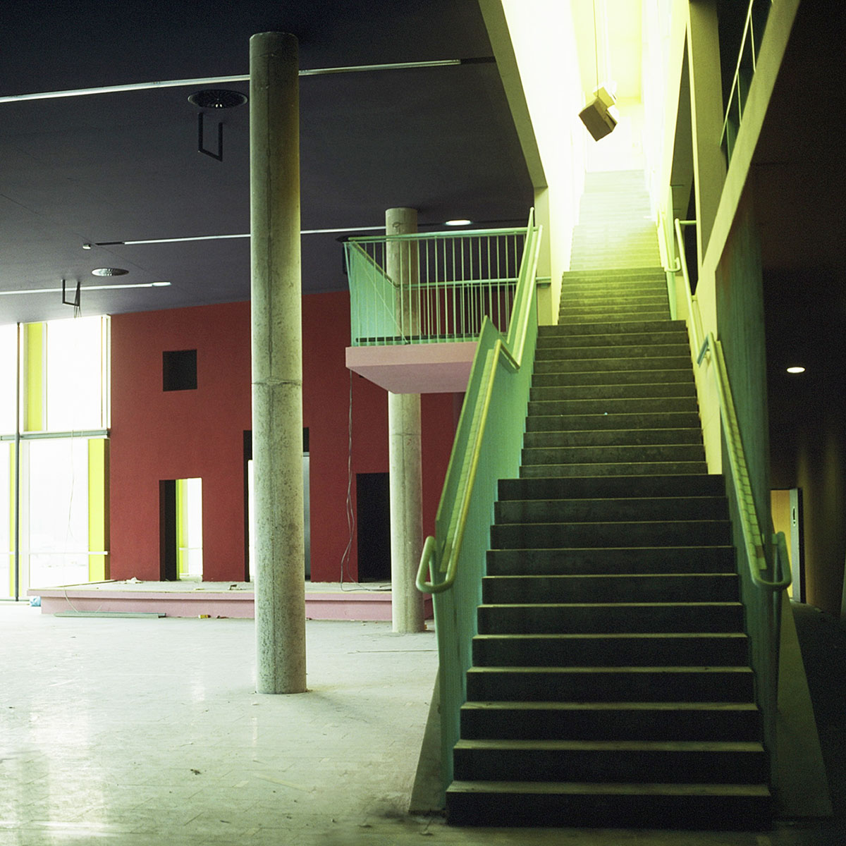 Maria Montessori Gesamtschule Aachen Treppenhaus