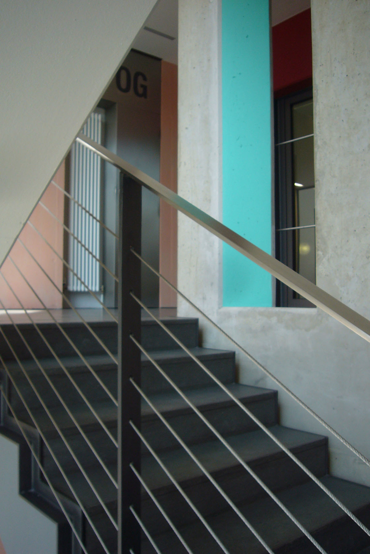 Bürogebäude am Rheinauhafen Innenansicht