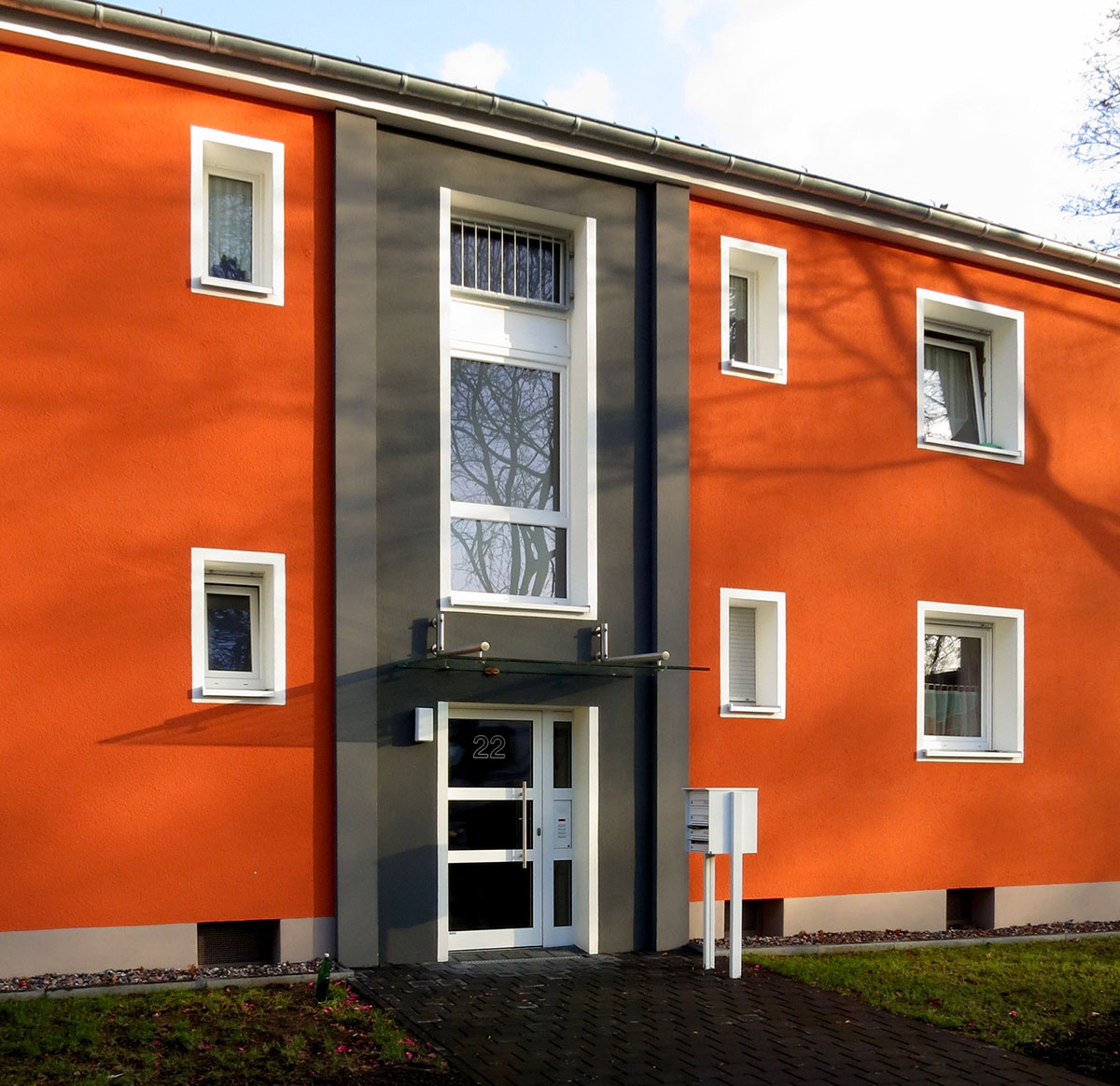 Farbgestaltung Außenfassade Duisburg