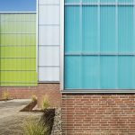 Studentenwohnheim Wuppertal Farbgestaltung Außenansicht