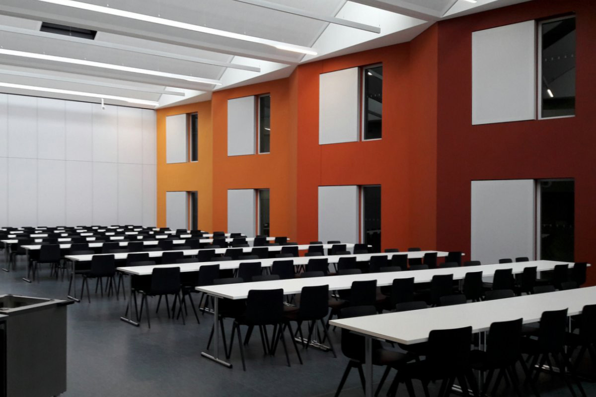 Farbgestaltung Innenraum Gesamtschule Ennigerloh