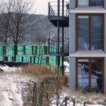 Studentenwohnheim Burse Wuppertal Farbgestaltung Außenansicht