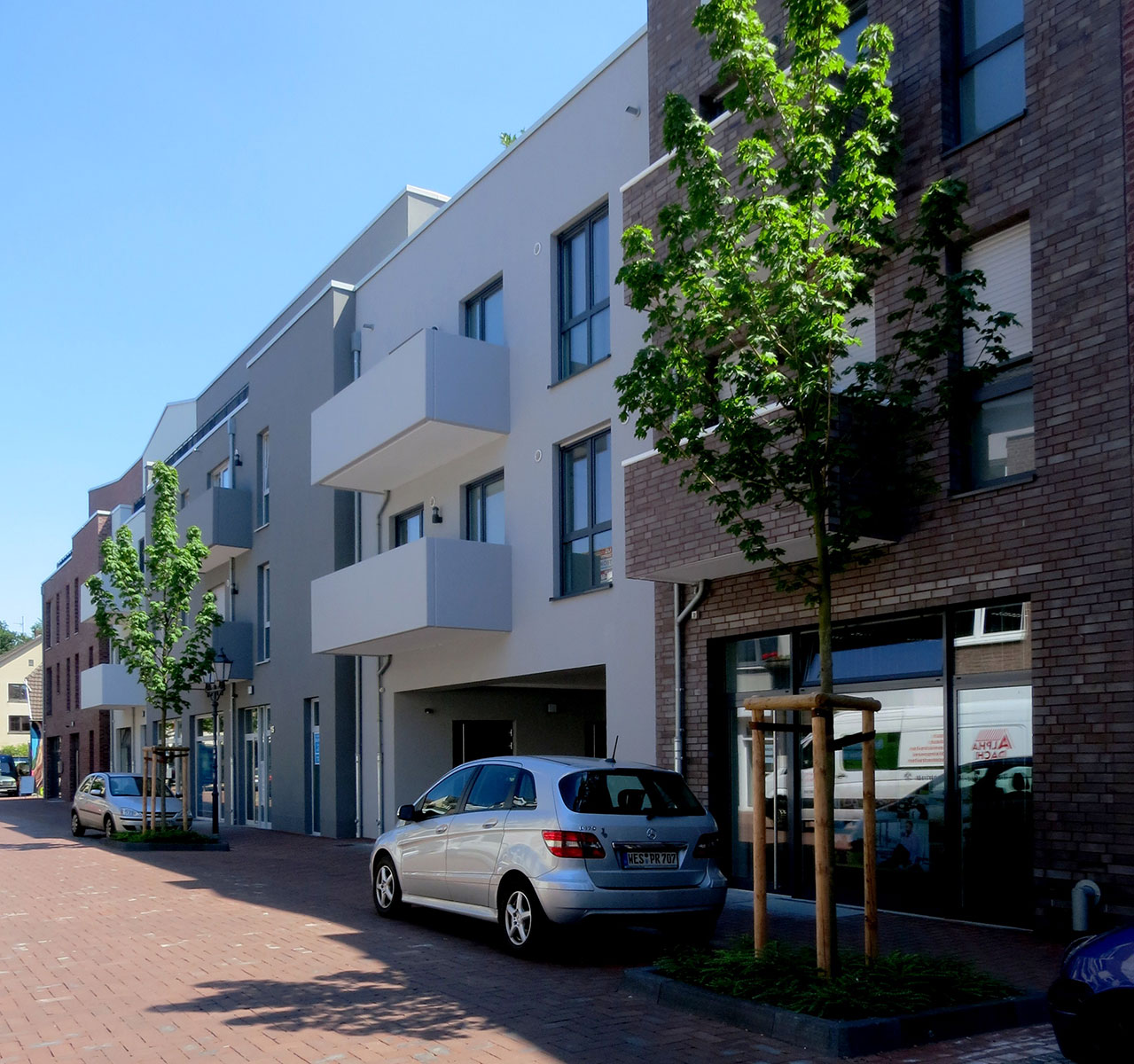 Farben- und Fassadengestaltung Wohnanlage Schatzkammer Dinslaken