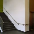 Farbgestaltung Detail Treppenaufgang Universitäts-Hautklinik Essen