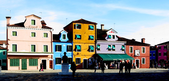 Friedrich Schmuck – Farbsimluation für die Fassadenfarbigkeit auf Burano