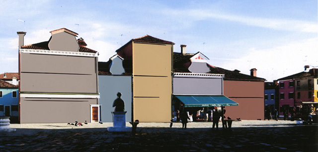 Friedrich Schmuck – Farbsimluation für die Fassadenfarbigkeit auf Burano