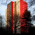 Gebäudekomplex Farbgestaltung Leverkusen